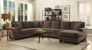 Provence Transitional Brown Sectional image