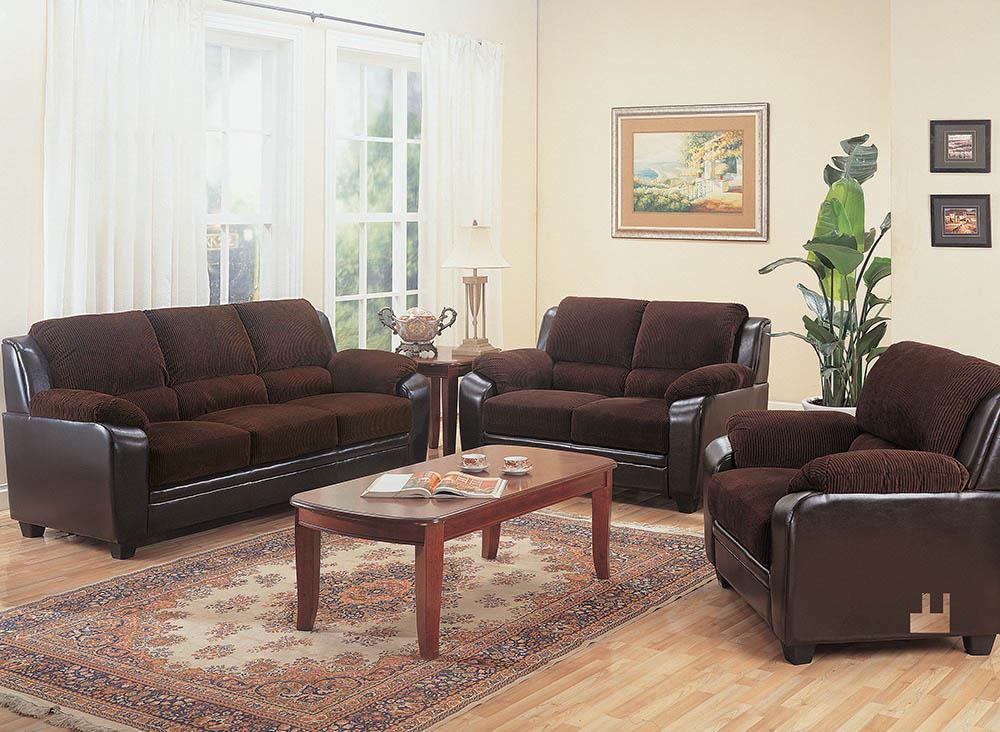 Monika Transitional Chocolate Sofa image