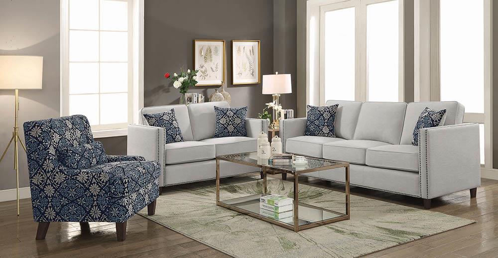 Coltrane Beige Three-Piece Living Room Set image