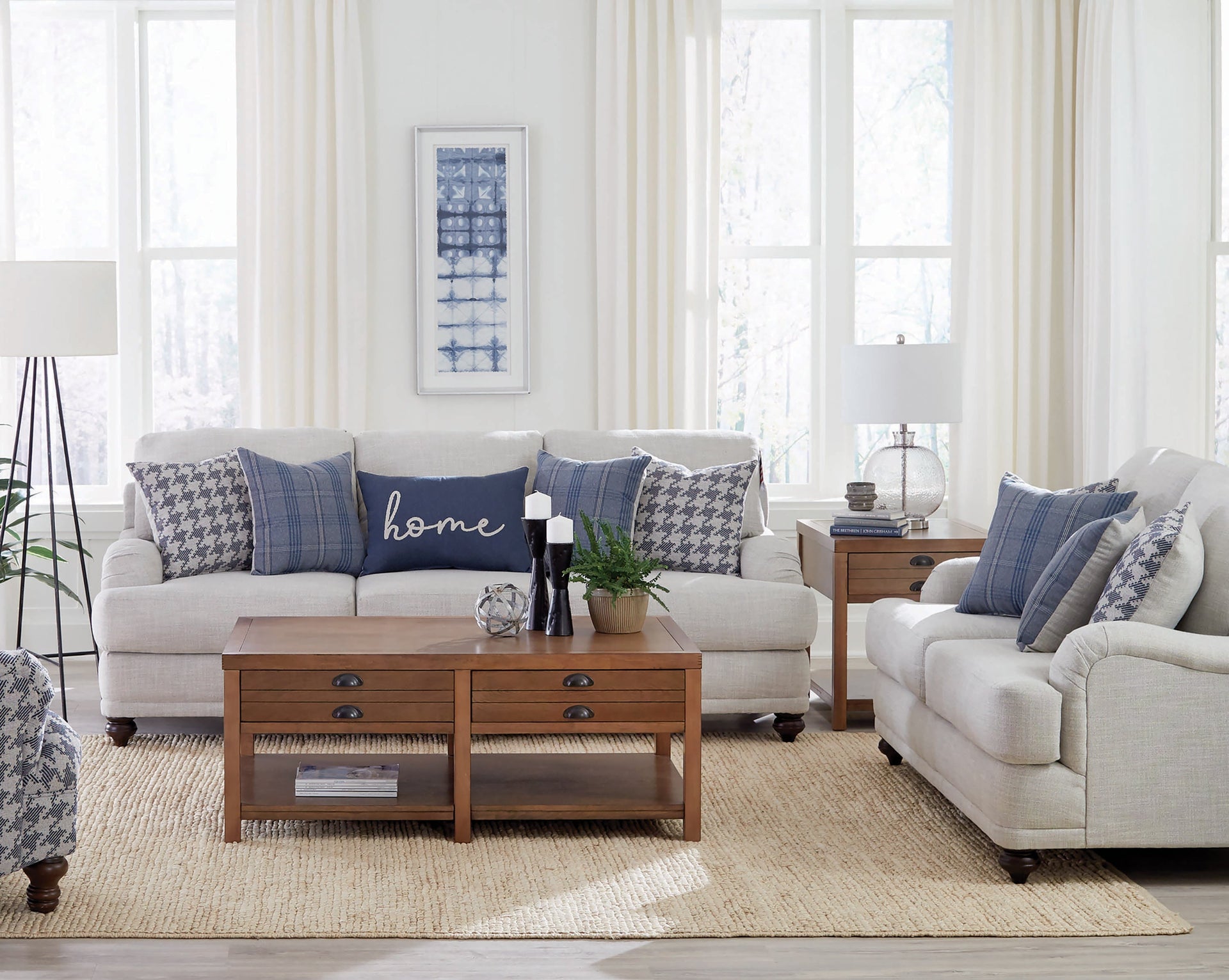 Gwen Recessed 2-Piece Living Room Set image