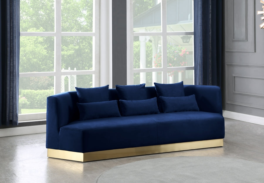 Marquis Collection Blue Living Room Set