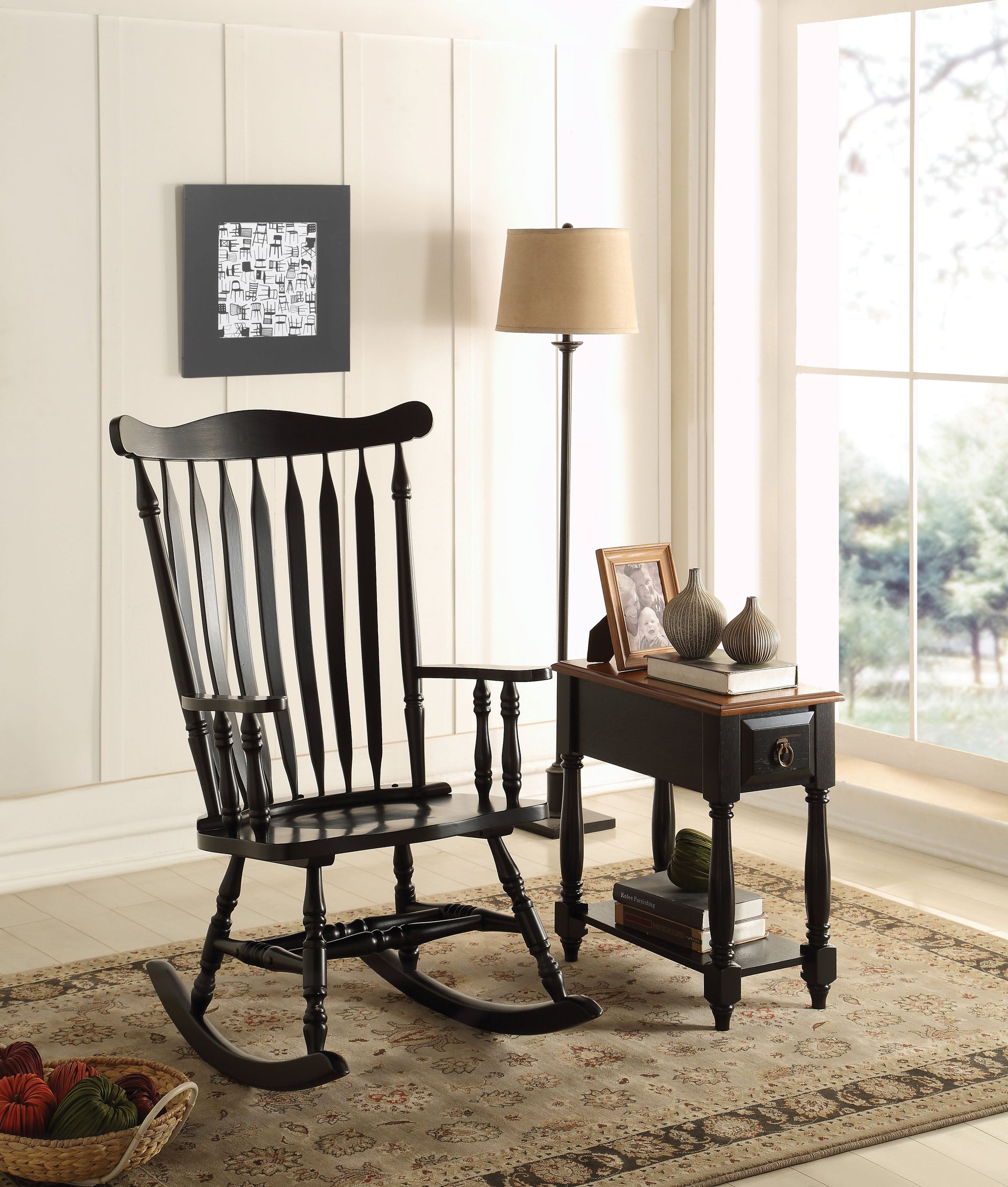 Kloris Black Rocking Chair image