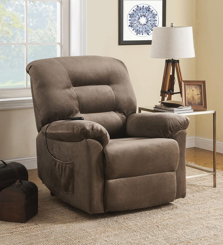 G601025 Casual Brown Sugar Power Lift Recliner image