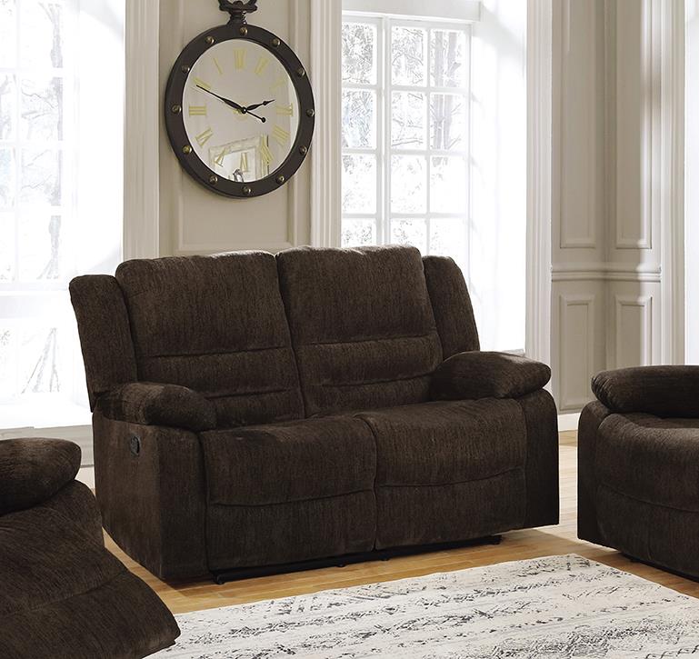 Gordon Chocolate Reclining Loveseat image