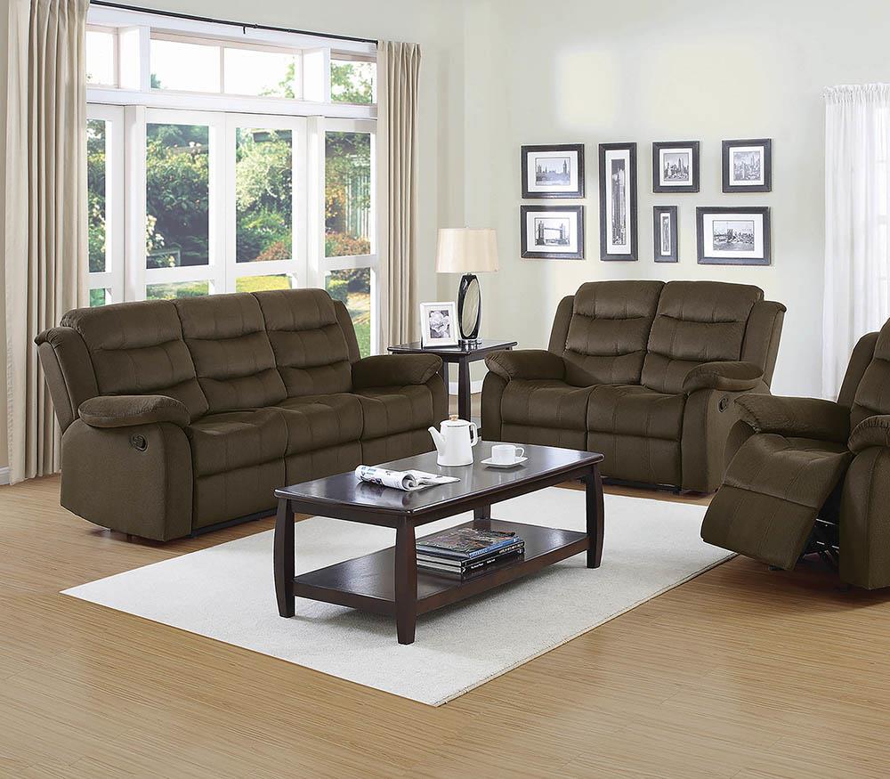 Rodman Chocolate Reclining Two-Piece Living Room Set image