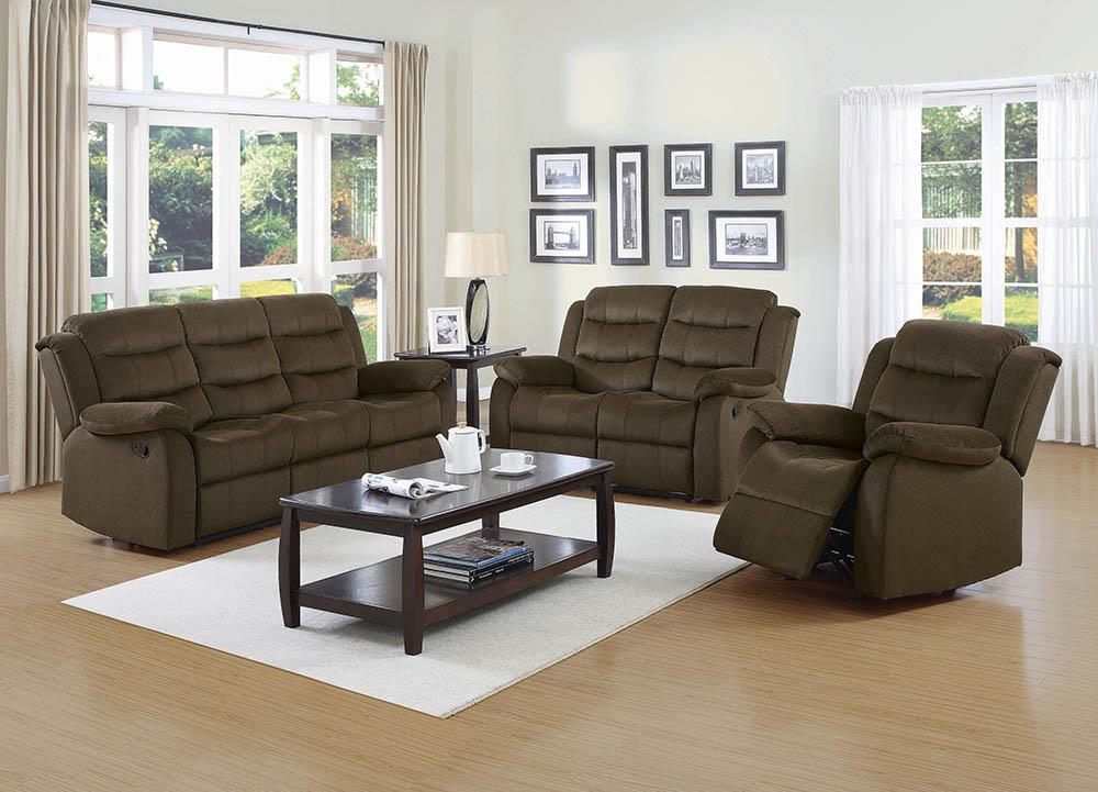 Rodman Chocolate Reclining Loveseat image