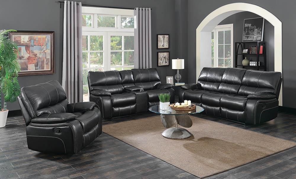 Willemse Dark Brown Reclining Three-Piece Living Room Set image