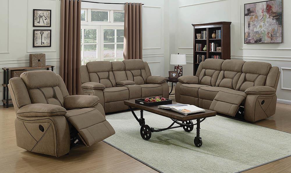 Houston Casual Tan Motion Loveseat image