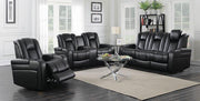 Delangelo Black Power Motion Three-Piece Living Room Set image