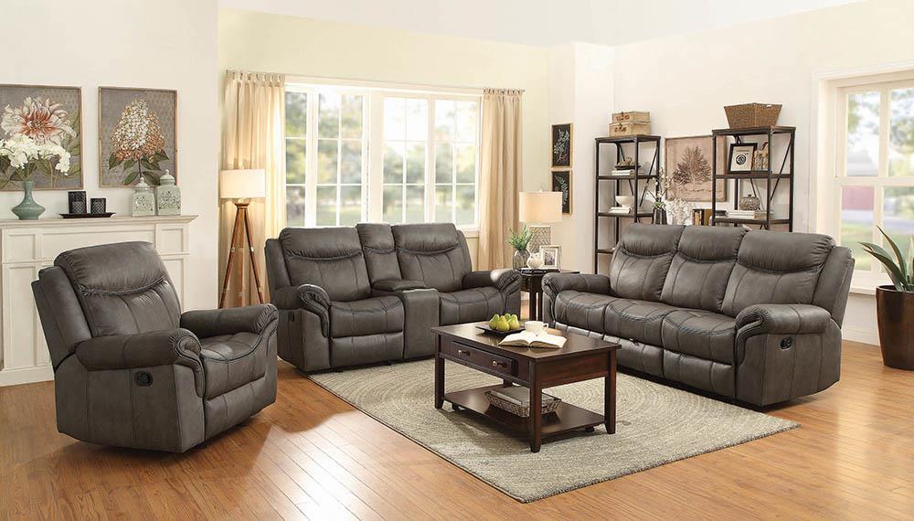 Sawyer Transitional Taupe Motion Sofa image