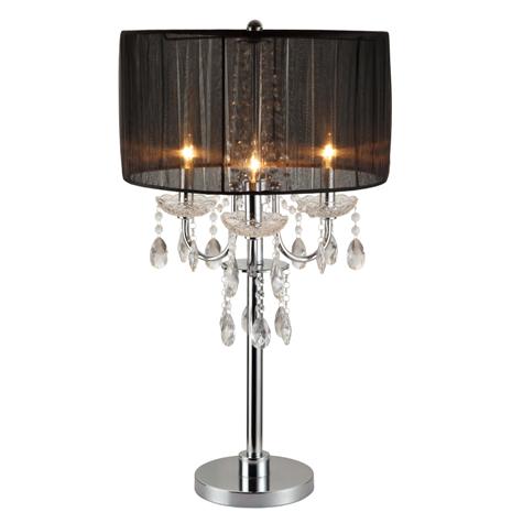 6121T CHANDELIER TABLE TOUCH LAMP 29.5"H