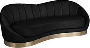 Shelly Black Velvet Sofa image