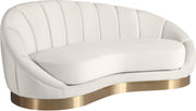 Shelly Cream Velvet Chaise image