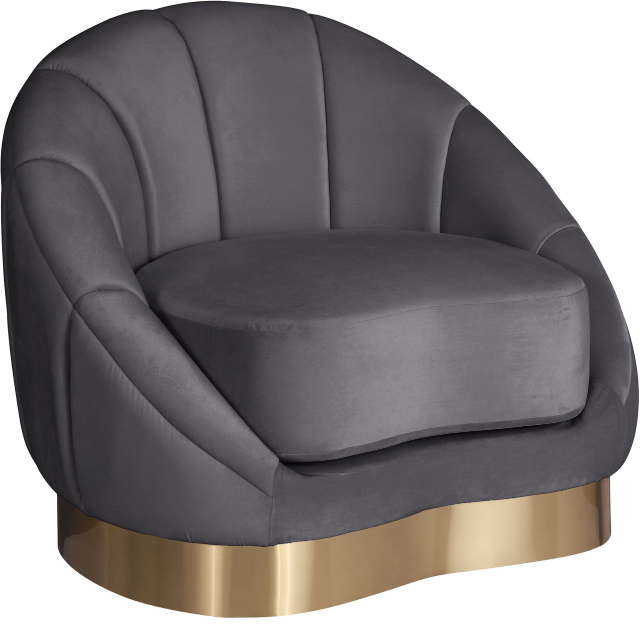 Shelly Grey Velvet Chair image