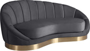 Shelly Grey Velvet Chaise image