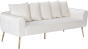 Quinn Cream Velvet Sofa image