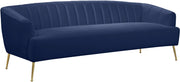 Tori Navy Velvet Sofa image