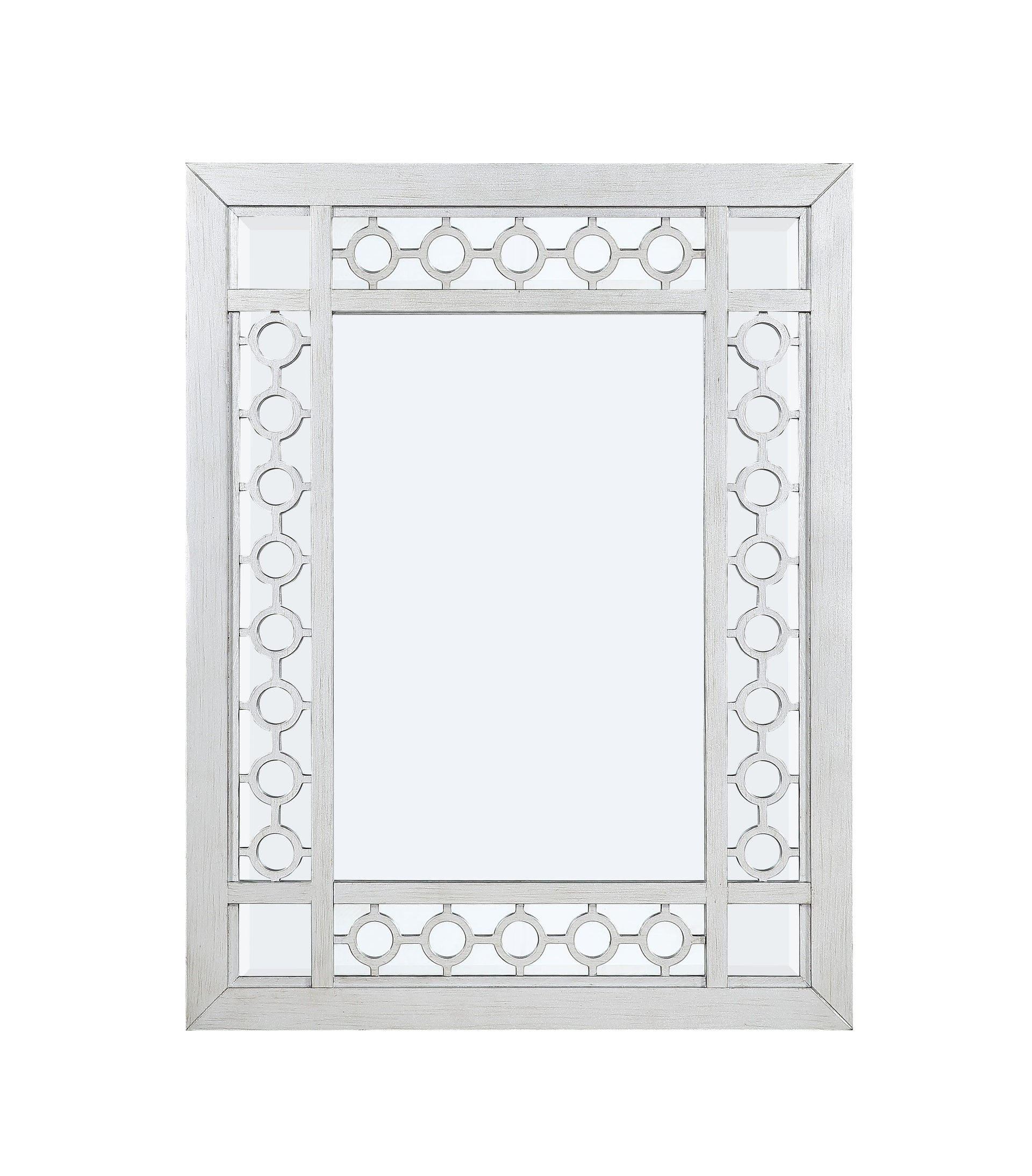 Varian Mirrored & Antique Platinum Mirror image