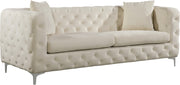 Scarlett Cream Velvet Sofa image