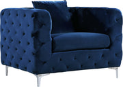 Scarlett Navy Velvet Chair image