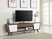 Mid-Century Modern Dark Walnut TV Console image