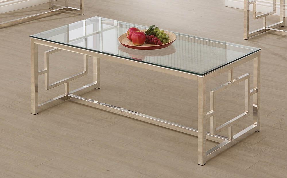 G703738 Occasional Contemporary Nickel Coffee Table image