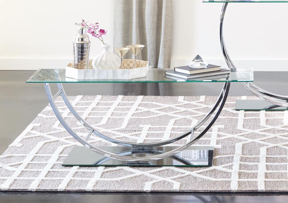 G704988 Contemporary Chrome Coffee Table image