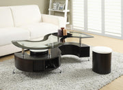 Delange Motion White Coffee Table image