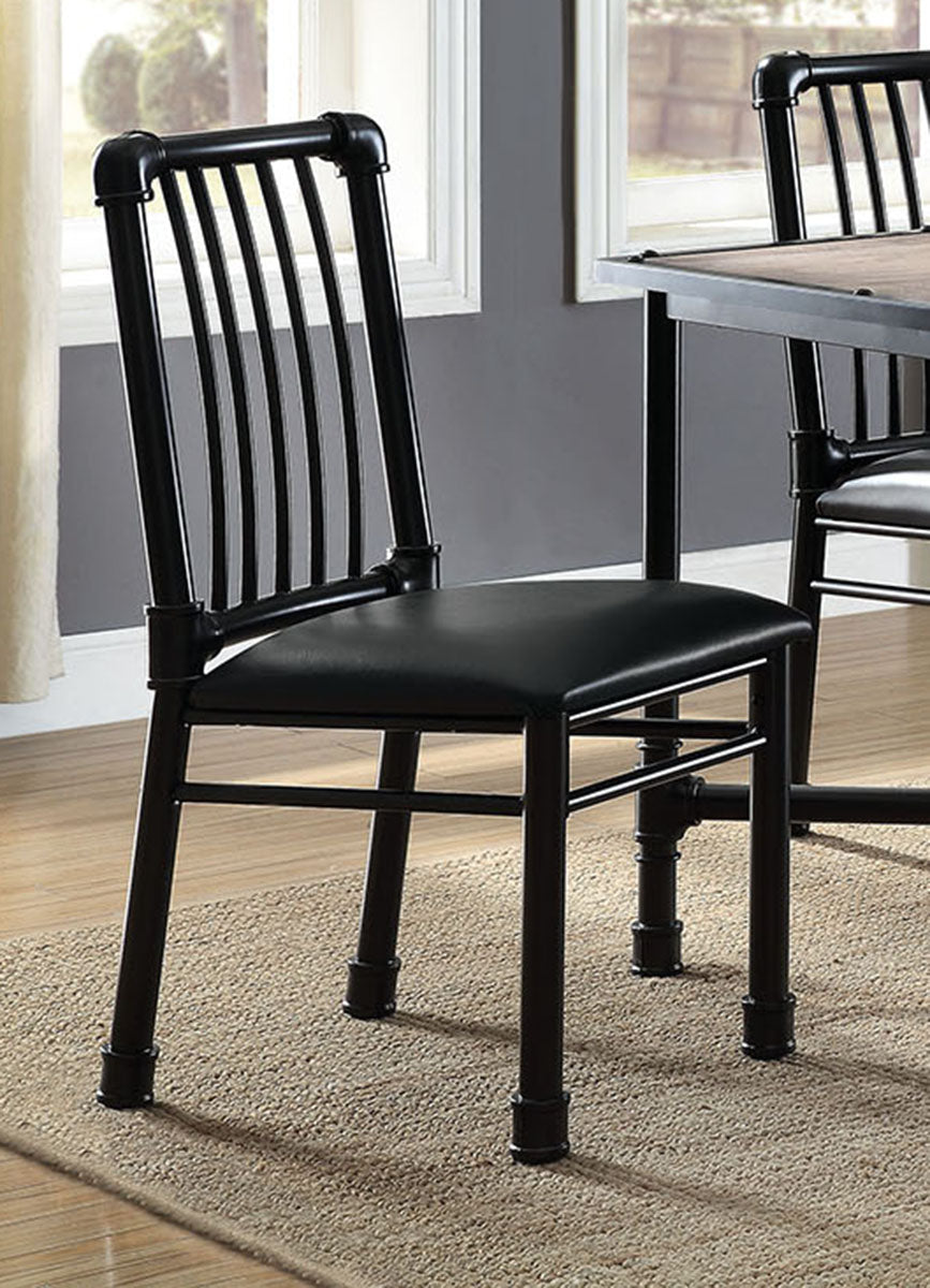 Acme Furniture Caitlin Side Chair in Black (Set of 2) 72037 image