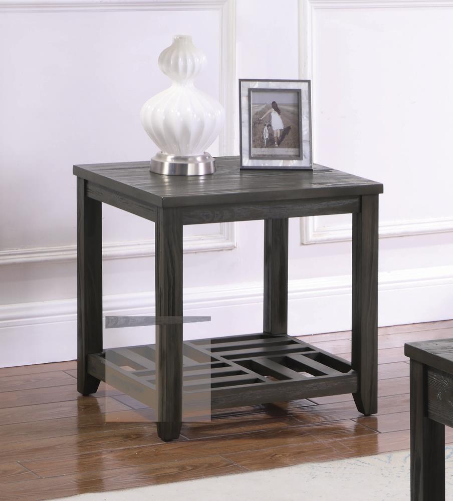 Rustic Grey Side Table image