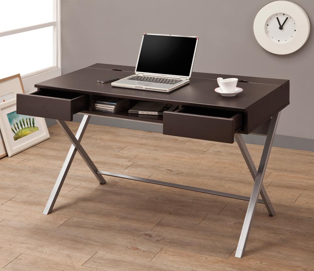 G800117 Contemporary Cappuccino Writing Desk image