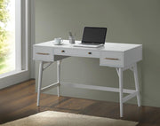 Transitional White Writing Desk image