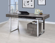 G801897 Contemporary Weathered Grey Writing Desk image