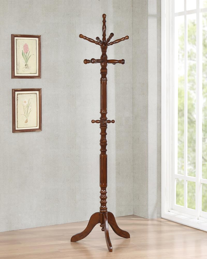 Traditional Cappuccino Coat Rack image