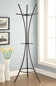 Modern Black Metal Coat Rack image