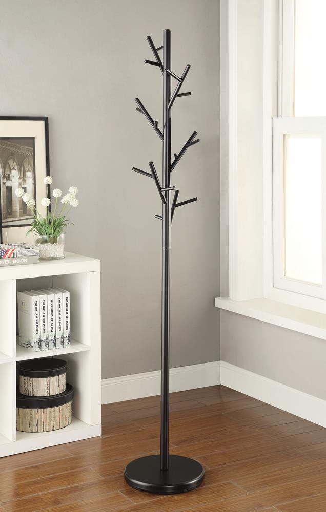 G900897 Contemporary Black Coat Rack image