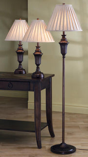 Traditional Dark Brown Lamp image