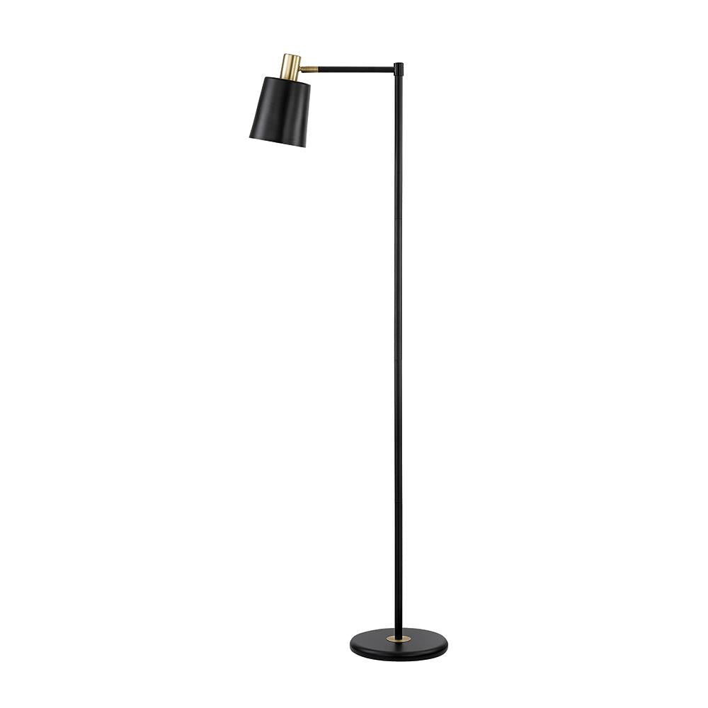 Retro Black and Gold Floor Lamp image