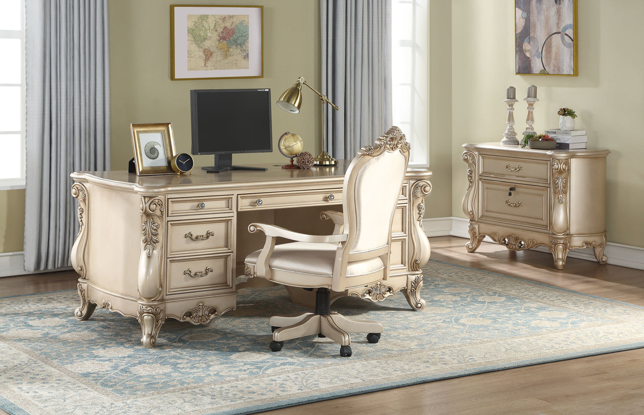 Gorsedd Antique White Executive Desk image