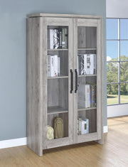 Rustic Grey Curio Cabinet image