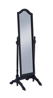 Transitional Black Cheval Mirror image