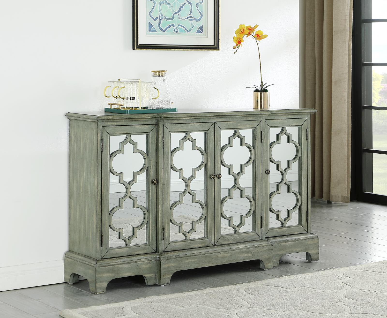 G950822 Rustic Grey Accent Cabinet image