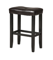 Micha Espresso PU & Black Counter Height Stool image