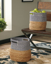 Parrish Natural/Blue Basket (Set of 2) image