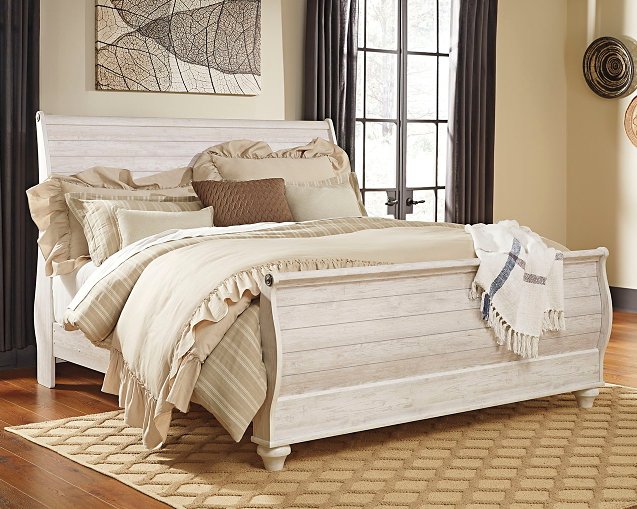 Willowton Queen Sleigh Bed image