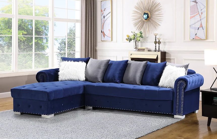 S8187 Milan Sectional (Blue)