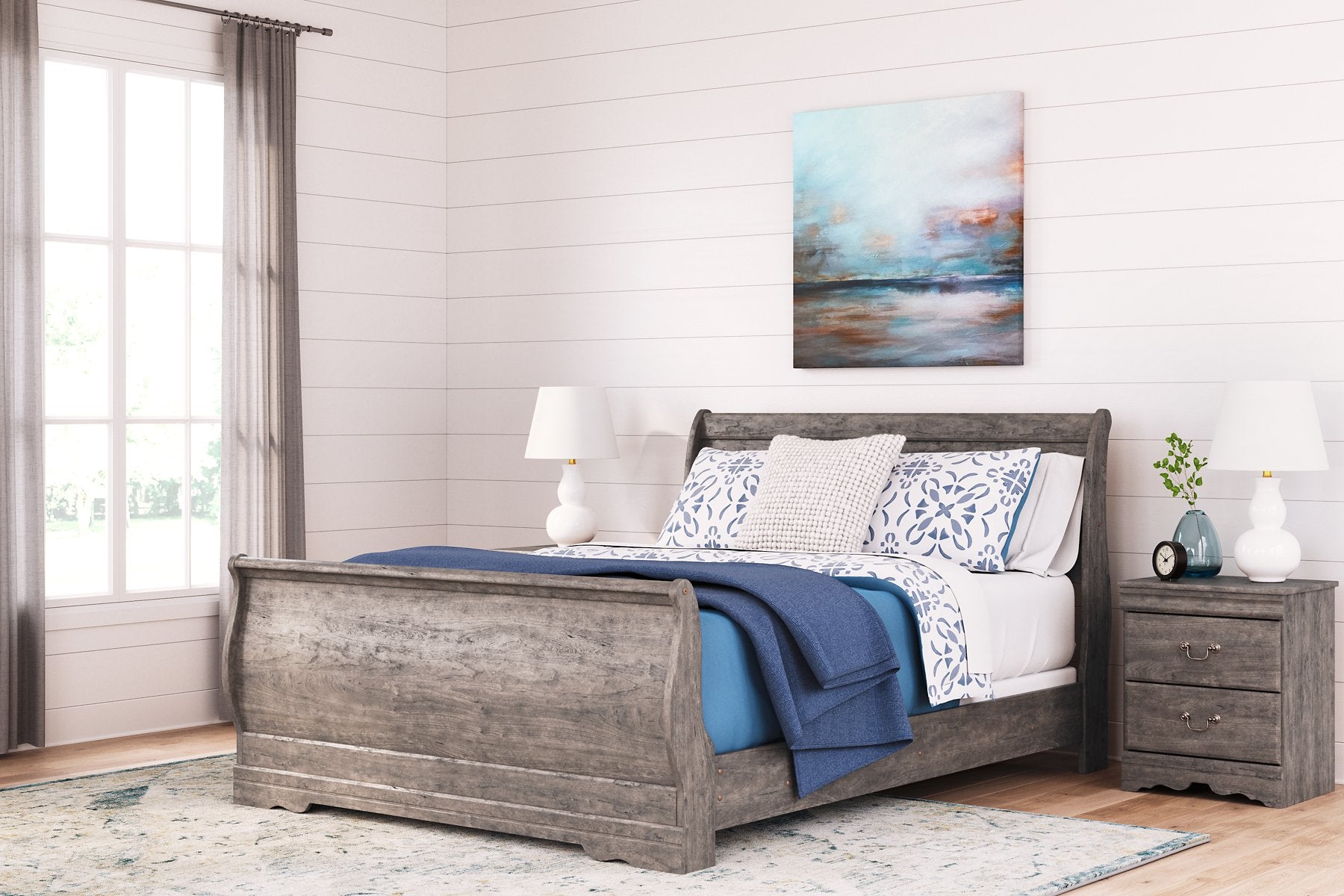 Bayzor Queen Sleigh Bed image