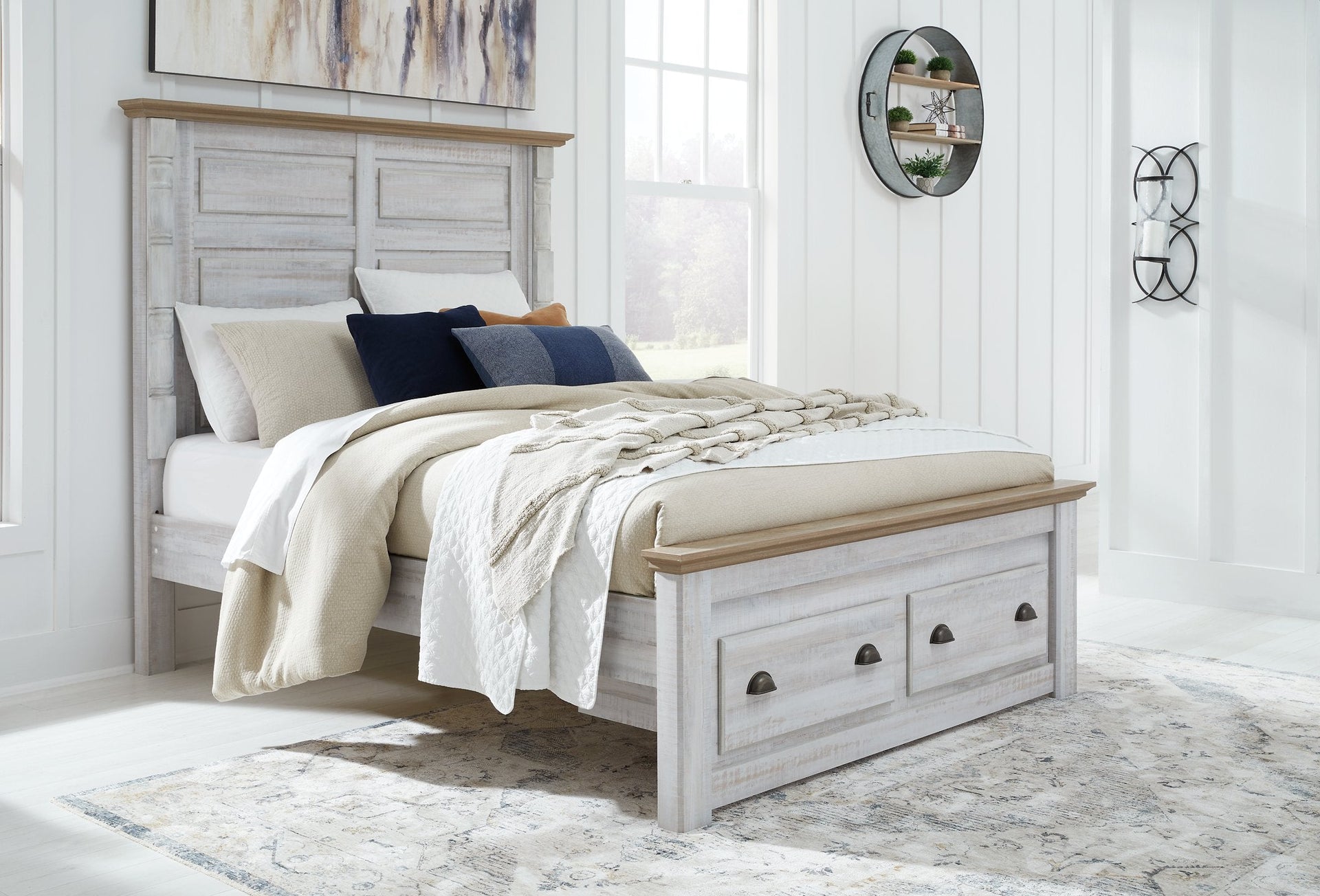 Haven Bay Queen Panel Storage Bed image