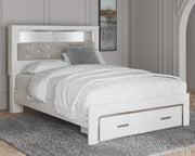 Altyra Queen Upholstered Bookcase Bed with Storage image