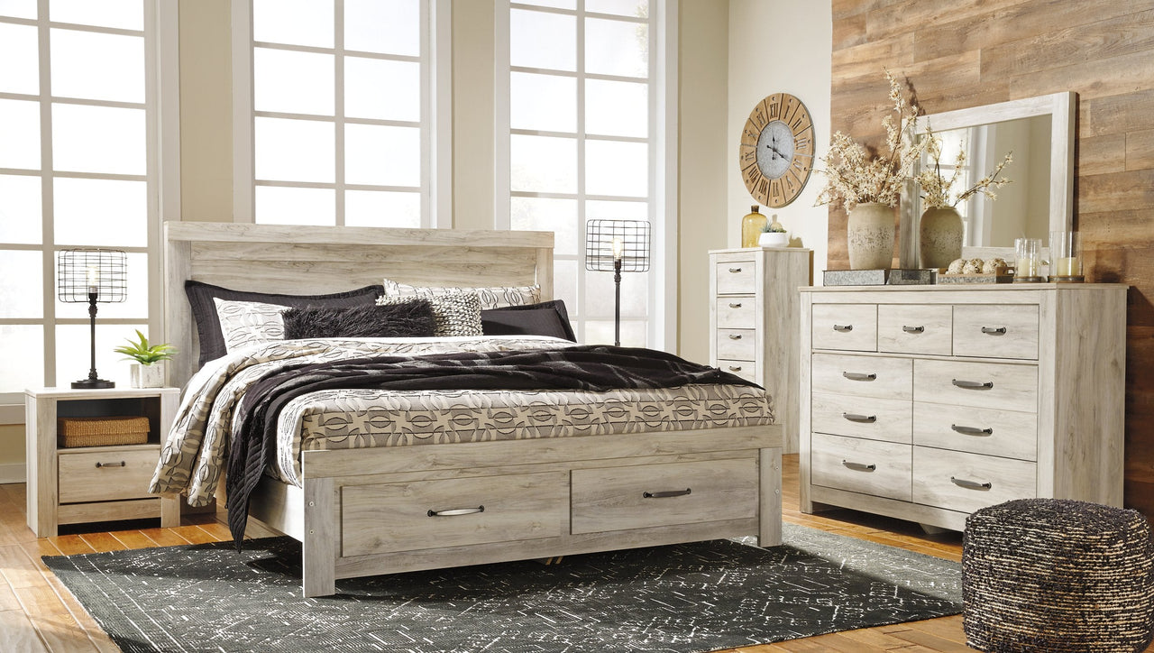 Bellaby King Platform Bed with 2 Storage Drawers image